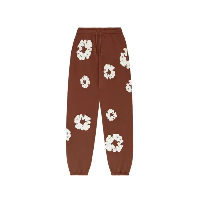 Denim Tears The Cotton Wreath Sweatpants Brown 01