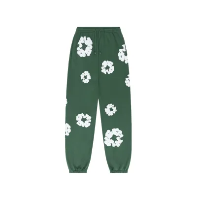 Denim Tears The Cotton Wreath Sweatpants Green 01