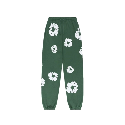 Denim Tears The Cotton Wreath Sweatpants Green 01