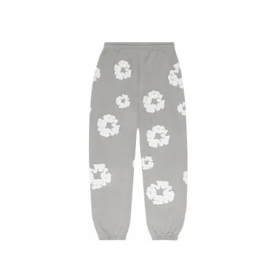 Denim Tears The Cotton Wreath Sweatpants Grey 02