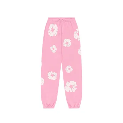 Denim Tears The Cotton Wreath Sweatpants Pink 01