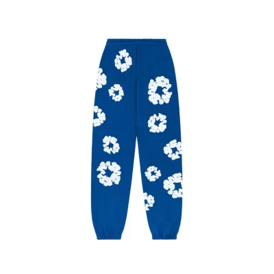 Denim Tears The Cotton Wreath Sweatpants Blue 01