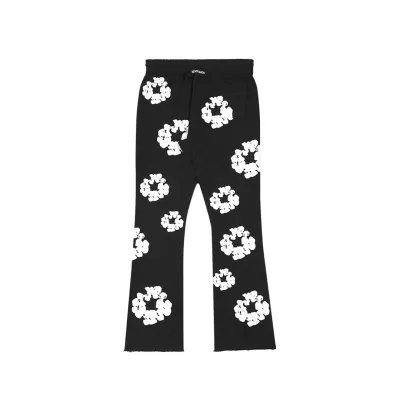 Denim Tears Mono Tonal Wreath Sweatpants Black 02