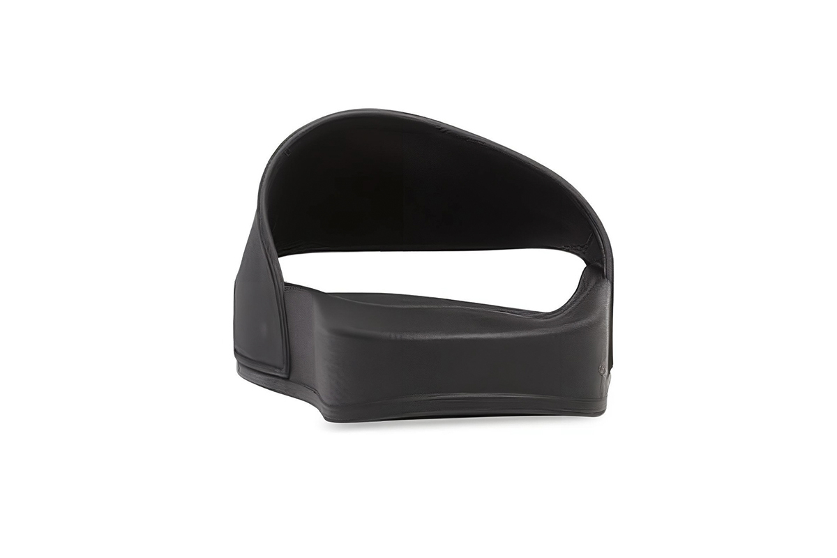 Coco Shoes Balenciaga Pool Slide Black White 565547W1S801006 - Cocoshoesvip.net