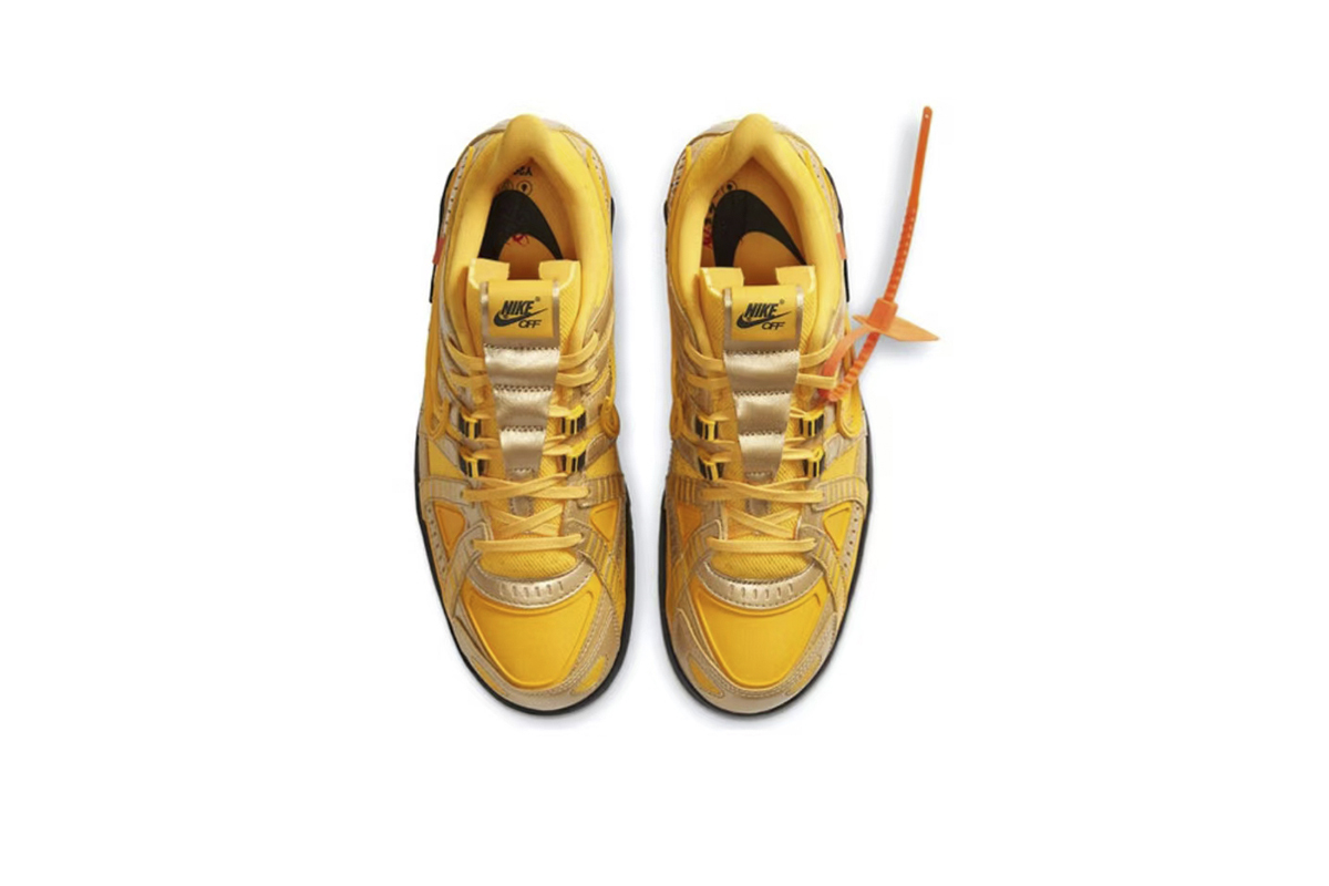 Coco Shoes Nike Air Rubber Dunk Low Off-White University Gold CU6015-700 - Cocoshoesvip.net