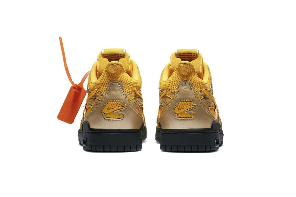 Coco Shoes Nike Air Rubber Dunk Low Off-White University Gold CU6015-700 - Cocoshoesvip.net