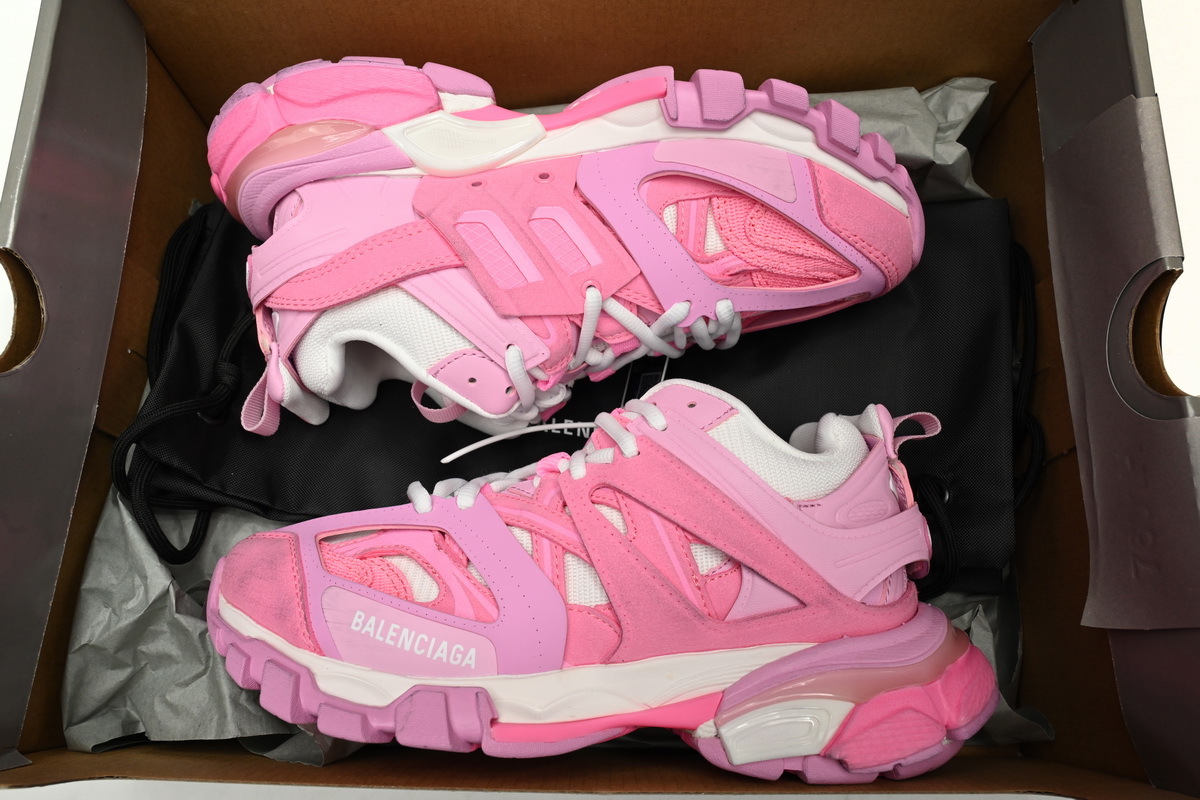 Coco Shoes Balenciaga Track White Pink 542436W3SU55090 - Cocoshoesvip.net