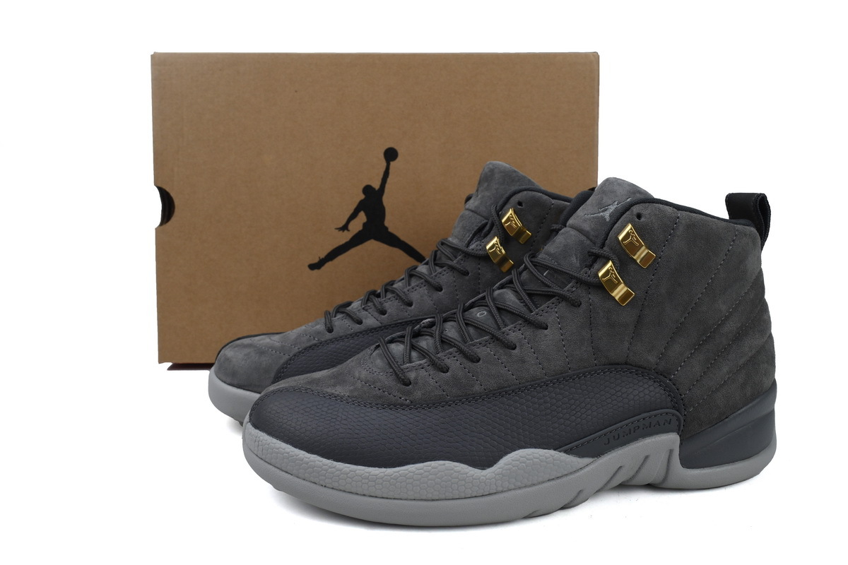 Coco Shoes Jordan 12 Retro Dark Grey 130690-005 - Cocoshoesvip.net
