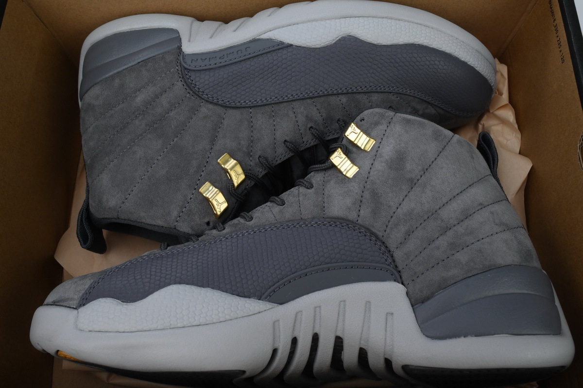 Coco Shoes Jordan 12 Retro Dark Grey 130690-005 - Cocoshoesvip.net