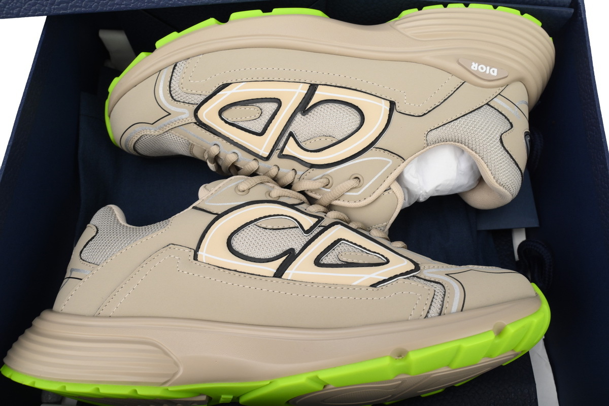  Coco Shoes Dior B30 Beige Mesh Technical Fabric 3SN279ZRD_H120 - Cocoshoesvip.net