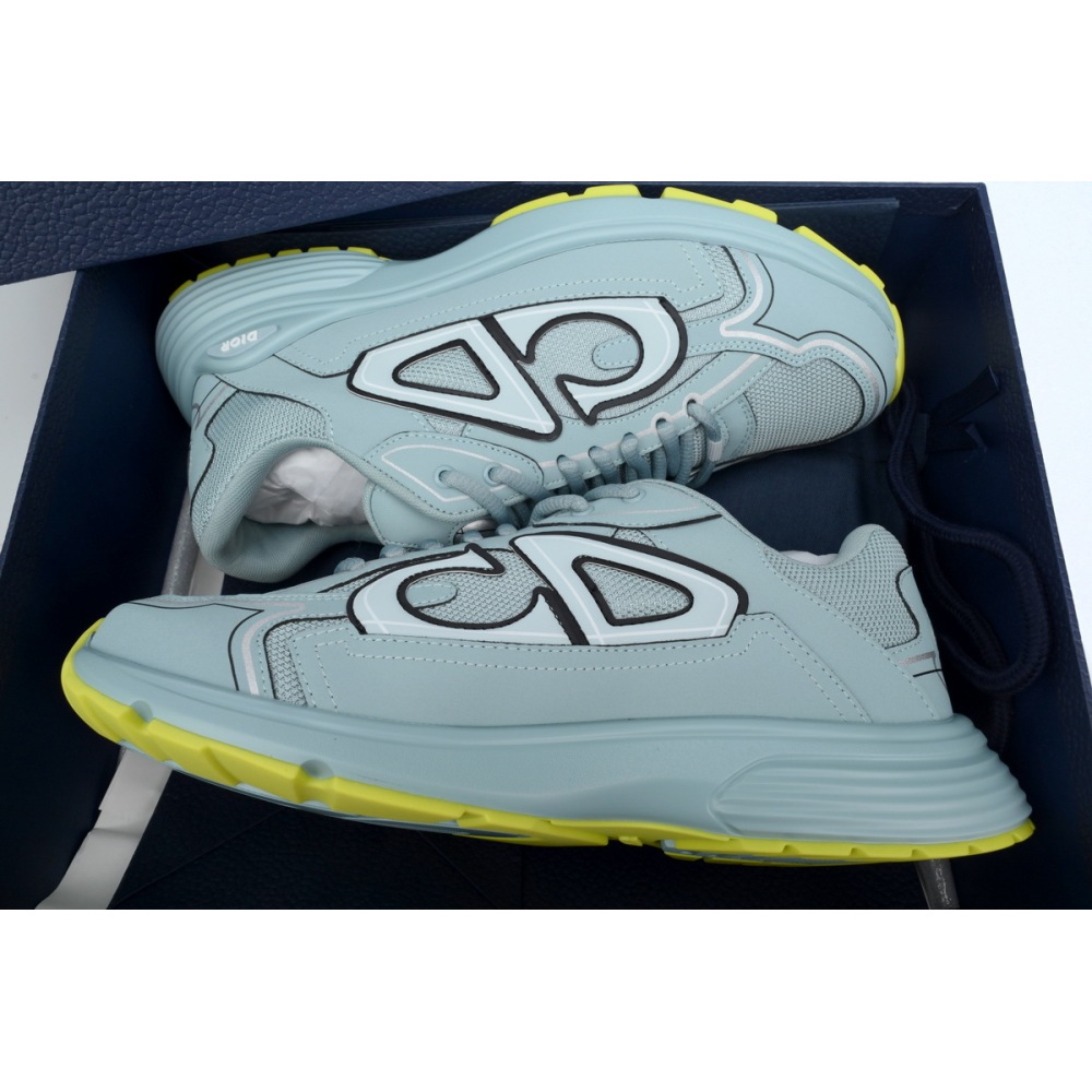 Coco Shoes Dior B30 Reflective CD30 - Blue Neon Yellow 3SN279ZRD_H555 - Cocoshoesvip.net