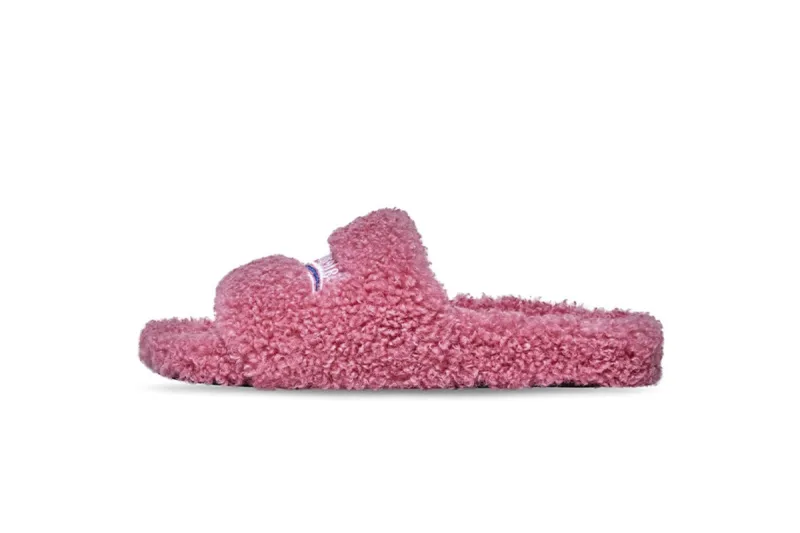 Coco Shoes Balenciaga Furry Slide Pink 654261W2DO15596 - Cocoshoesvip.net