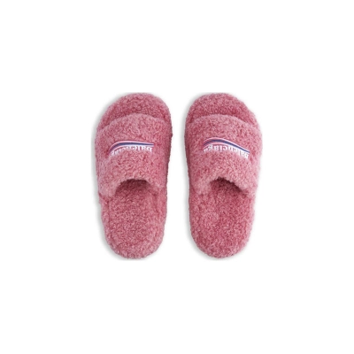 Coco Shoes Balenciaga Furry Slide Pink 654261W2DO15596 02