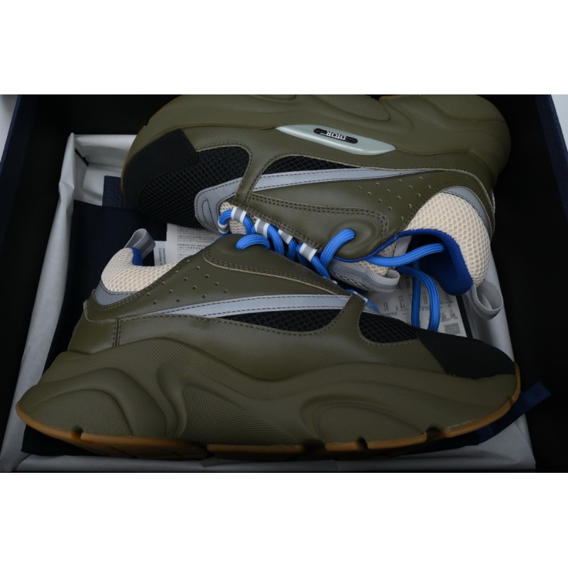Coco Shoes Dior B22 Cream Black Olive Blue 3SN231YXX_H669 - Cocoshoesvip.net
