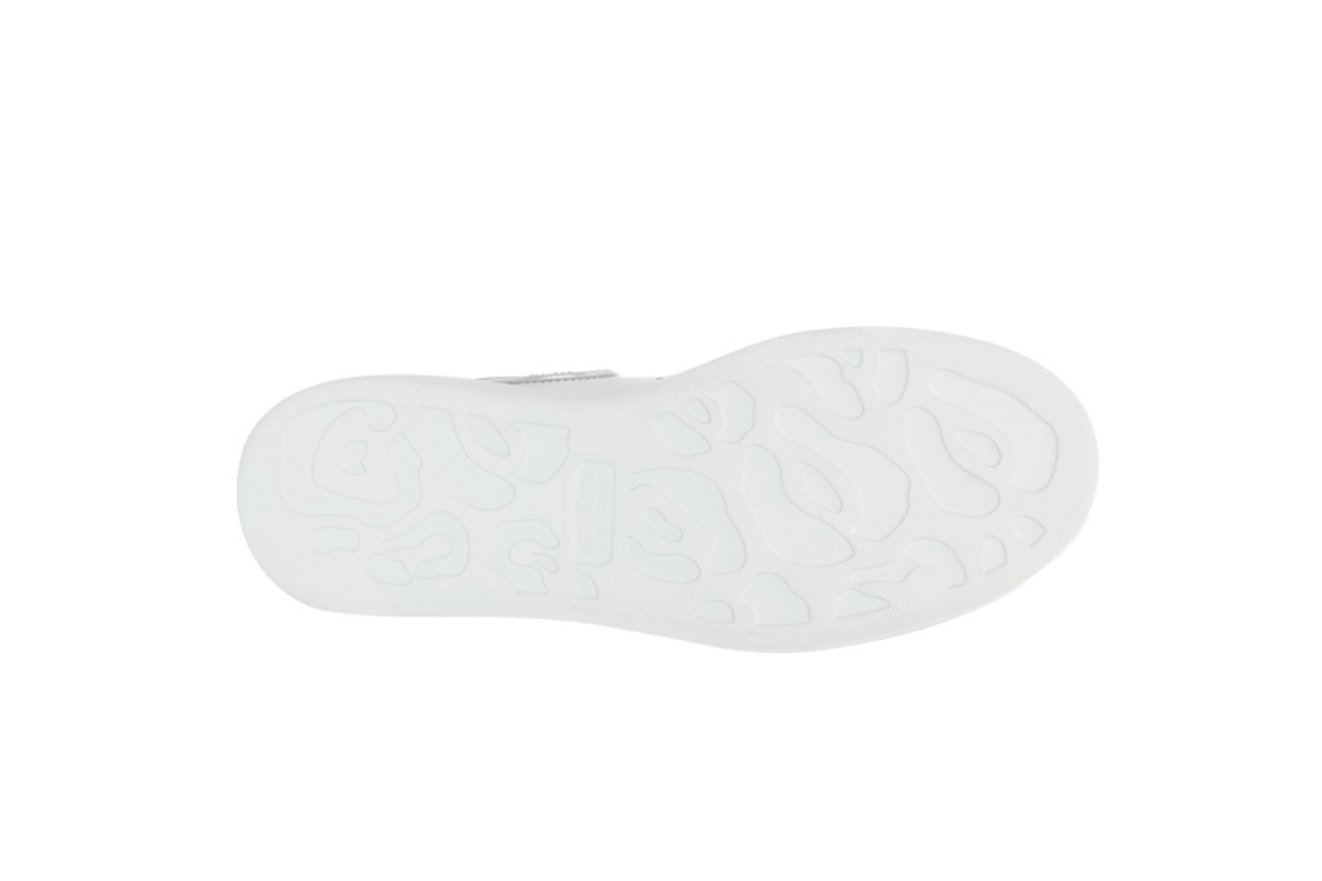 Coco Shoes Alexander McQueen Oversized Sneaker 'White Silver Glitter' 558945WHTQI9413 - Cocoshoesvip.net