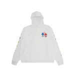 Coco Shoes Chrome Hearts Multi Color Cross Hoodie White - Cocoshoesvip.net