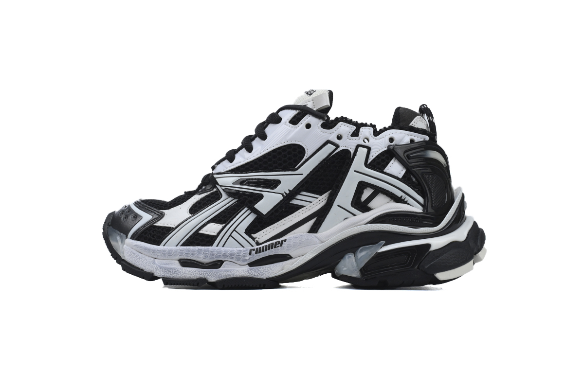 Coco Shoes Balenciaga Runner White Black - Cocoshoesvip.net