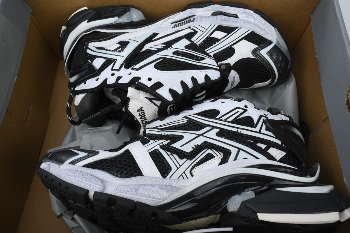 Coco Shoes Balenciaga Runner White Black - Cocoshoesvip.net