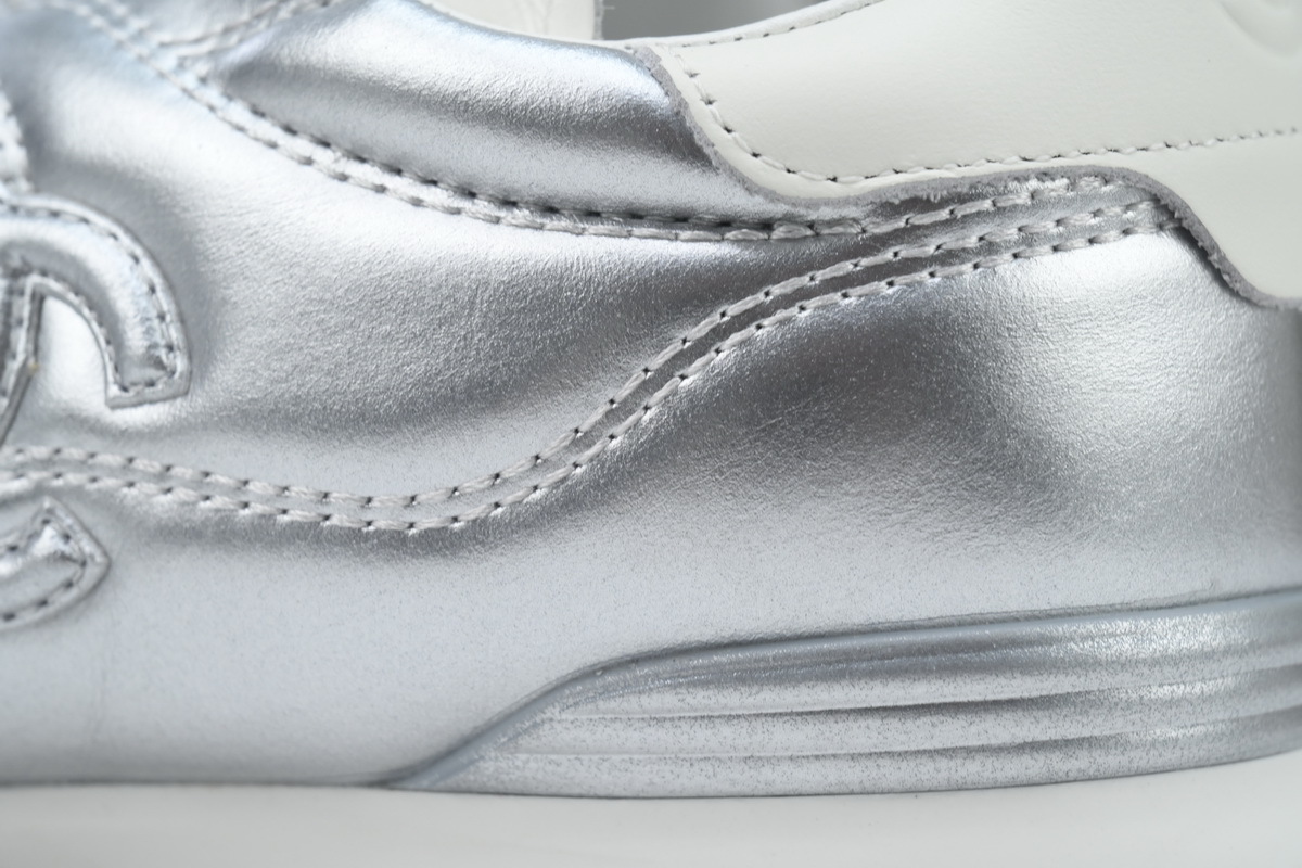 Coco Shoes Chanel Sneakers 24A Silvery G45839-B17445-NZB00 - Cocoshoesvip.net