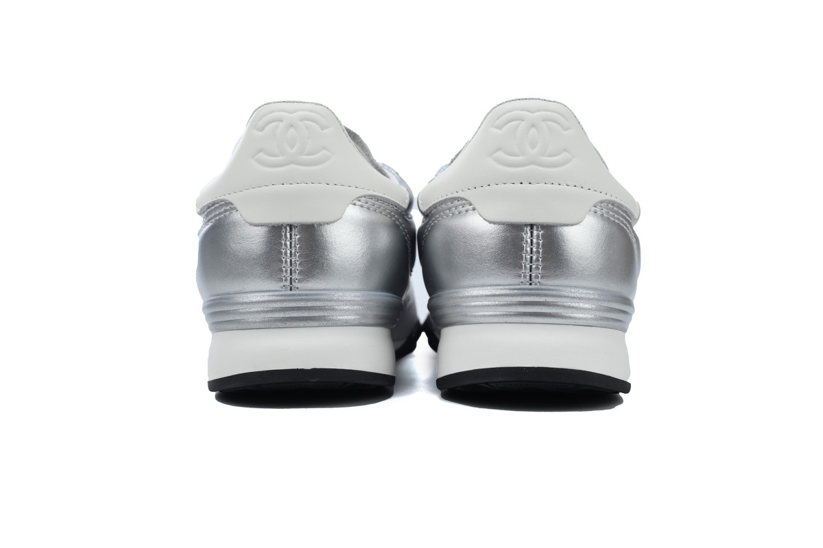 Coco Shoes Chanel Sneakers 24A Silvery G45839-B17445-NZB00 - Cocoshoesvip.net
