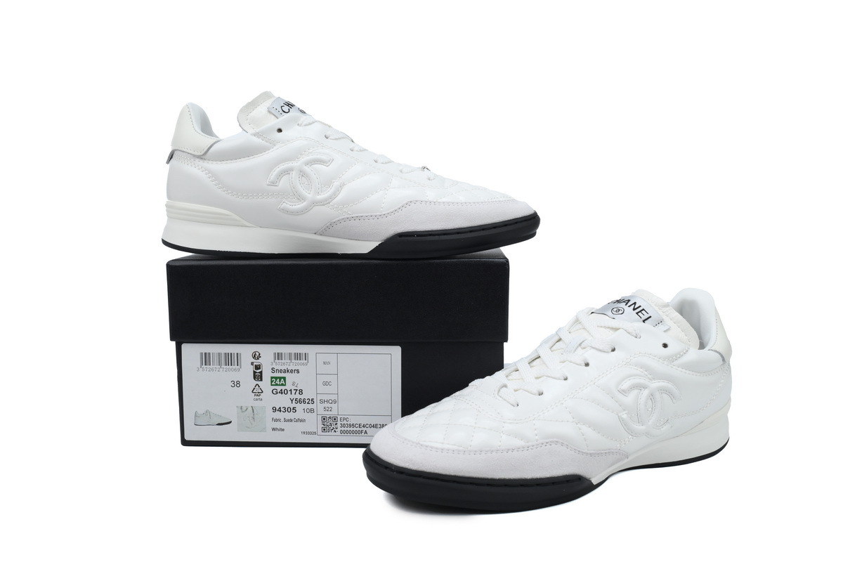 Coco Shoes Chanel Sneakers 24A White G45839B17446NZB0337H10B - Cocoshoesvip.net