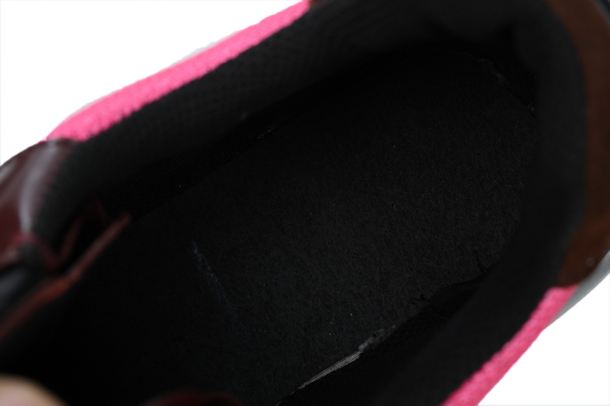 Coco Shoes Prada Prada Brushed Leather Sneakers Bike Fabric Suede Garnet Peony Pink 2EG424_3LNN_F0KFF - Cocoshoesvip.net