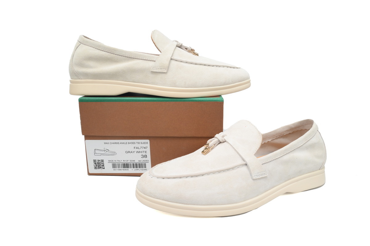 Coco Shoes Loro Piana Loafer Beige - Cocoshoesvip.net