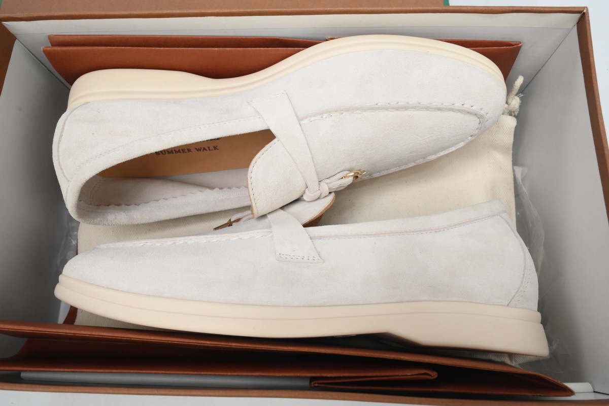 Coco Shoes Loro Piana Loafer Beige - Cocoshoesvip.net