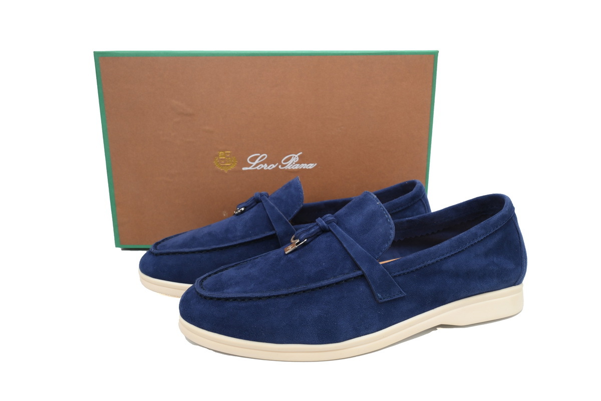 Coco Shoes Loro Piana Loafer Dark Blue - Cocoshoesvip.net