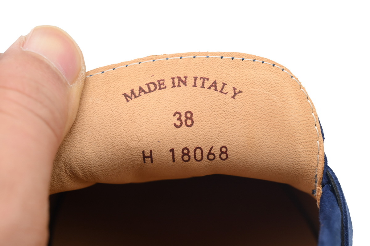 Coco Shoes Loro Piana Loafer Dark Blue - Cocoshoesvip.net