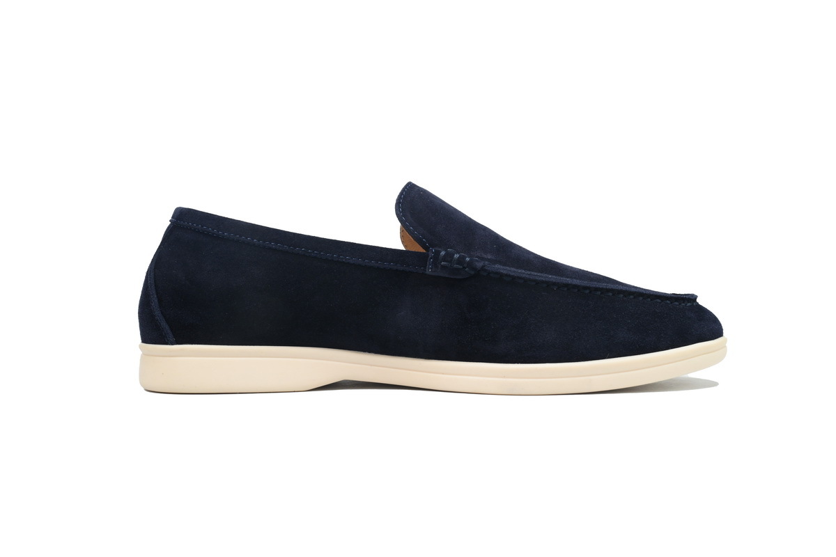 Coco Shoes Loro Piana Loafer Tibetan Blue - Cocoshoesvip.net