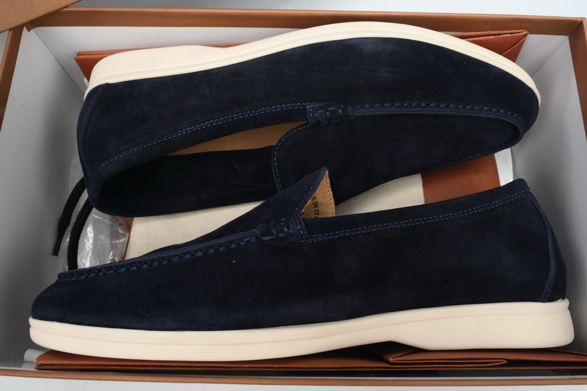 Coco Shoes Loro Piana Loafer Tibetan Blue - Cocoshoesvip.net