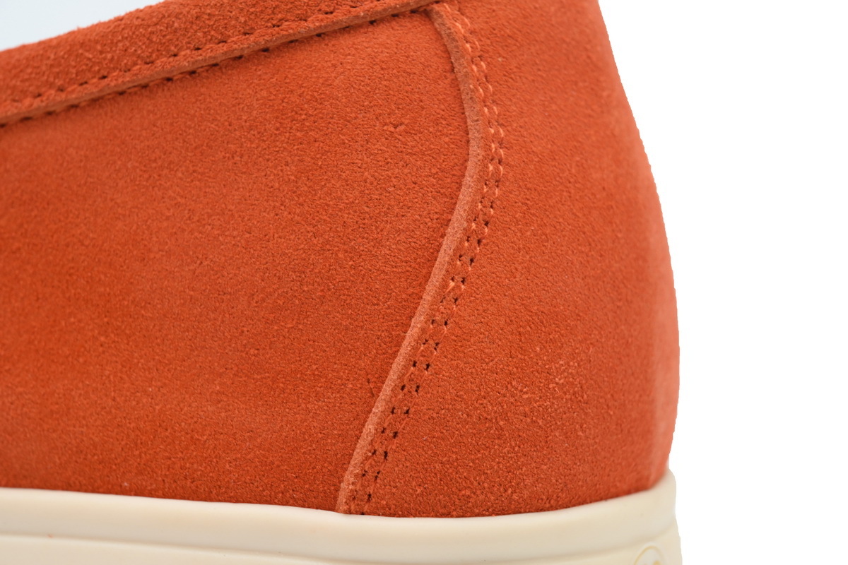 Coco Shoes Loro Piana Loafer Orange - Cocoshoesvip.net