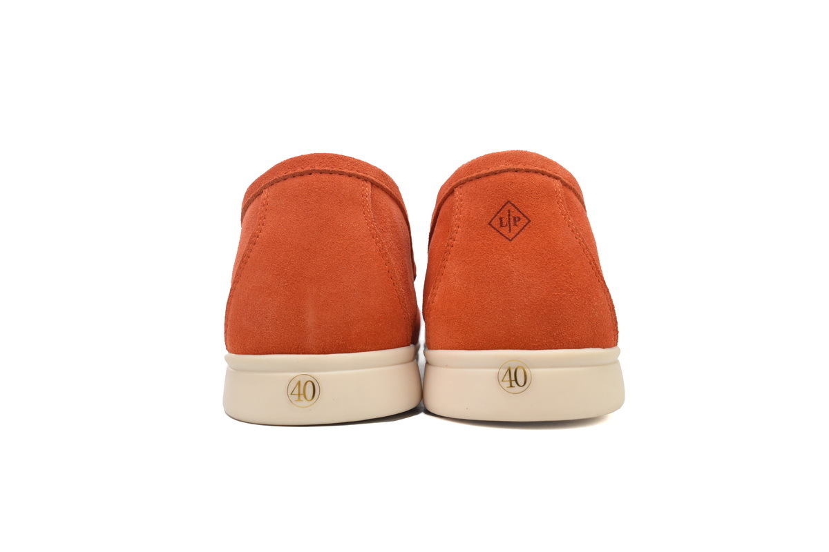 Coco Shoes Loro Piana Loafer Orange - Cocoshoesvip.net