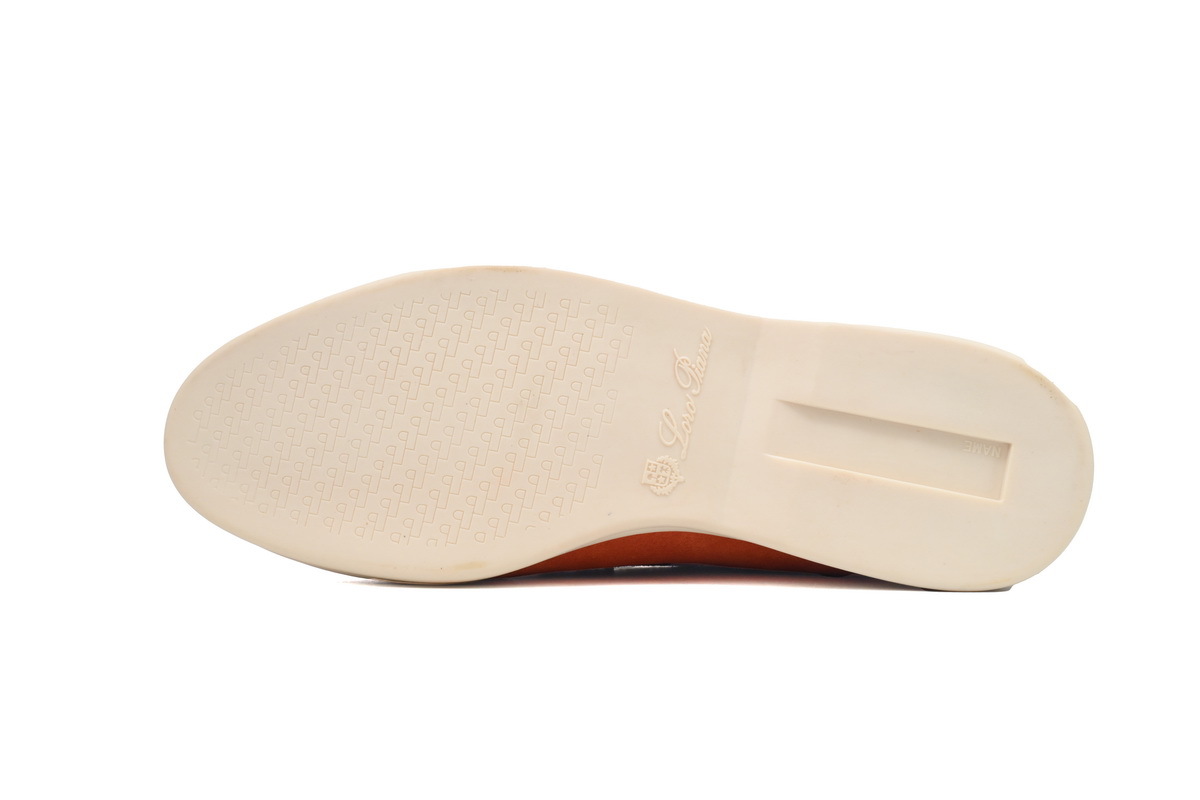 Coco Shoes Loro Piana Loafer Orange - Cocoshoesvip.net