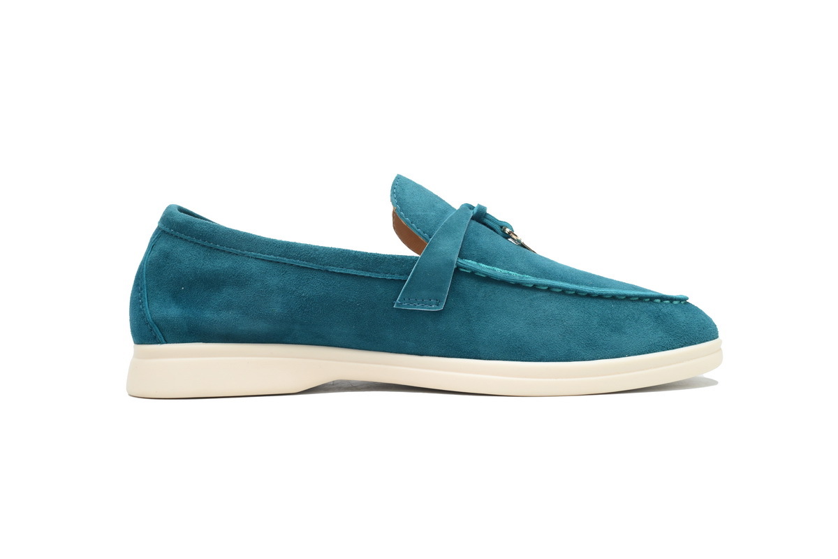 Coco Shoes Loro Piana Loafer Tibetan Blue - Cocoshoesvip.net