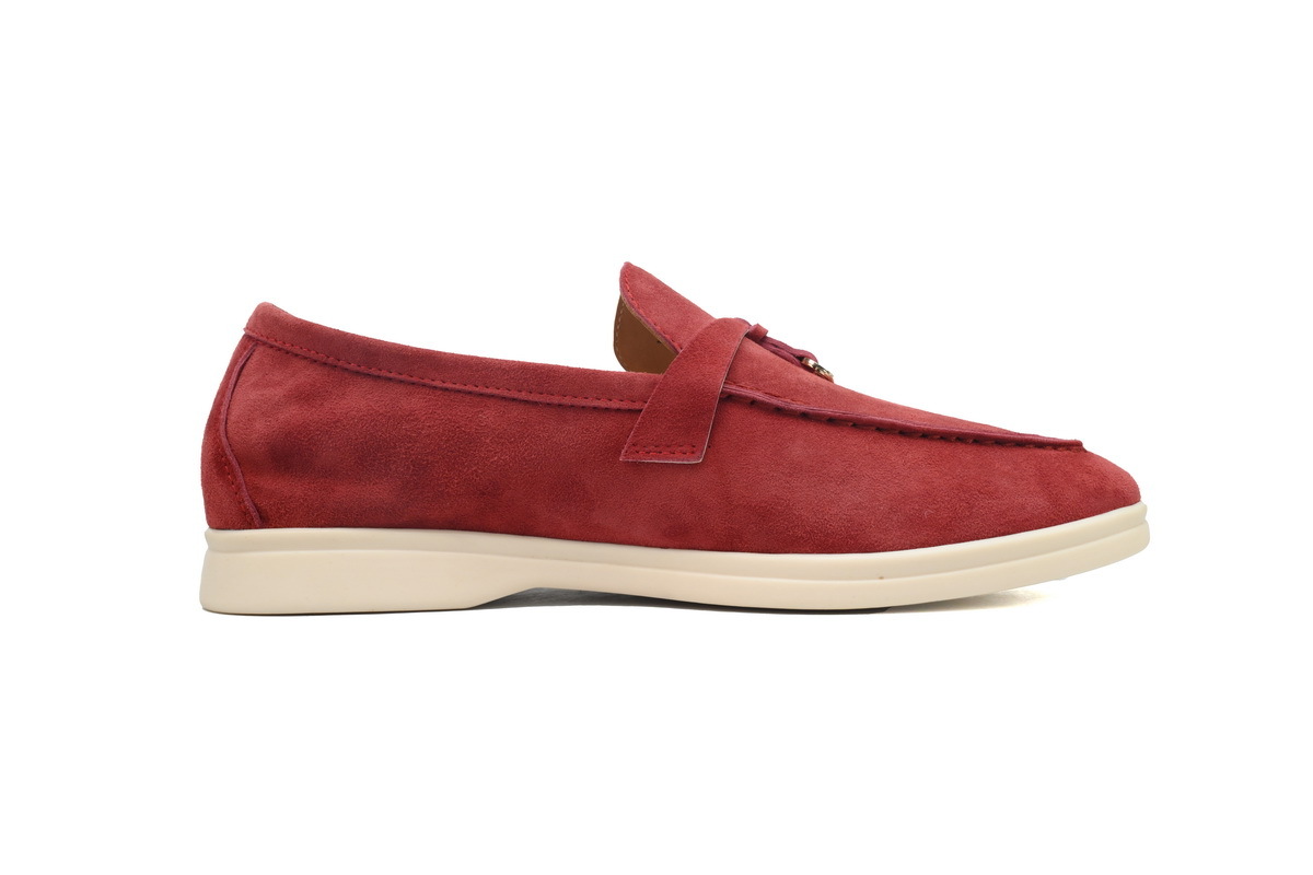Coco Shoes Loro Piana Loafer Claret - Cocoshoesvip.net