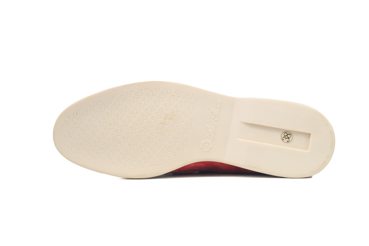 Coco Shoes Loro Piana Loafer Claret - Cocoshoesvip.net