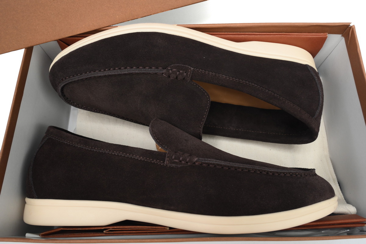 Coco Shoes Loro Piana Loafer Coffee - Cocoshoesvip.net