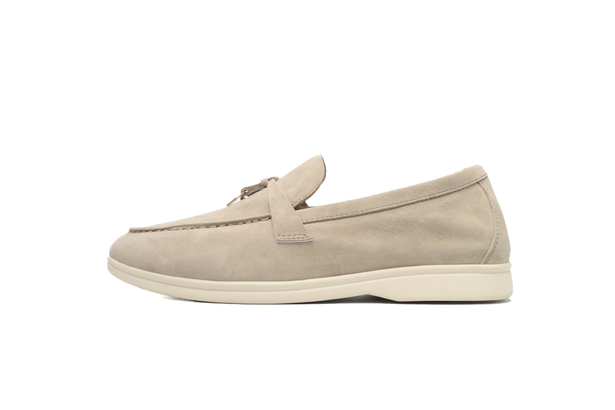 Coco Shoes Loro Piana Loafer Light Apricot - Cocoshoesvip.net