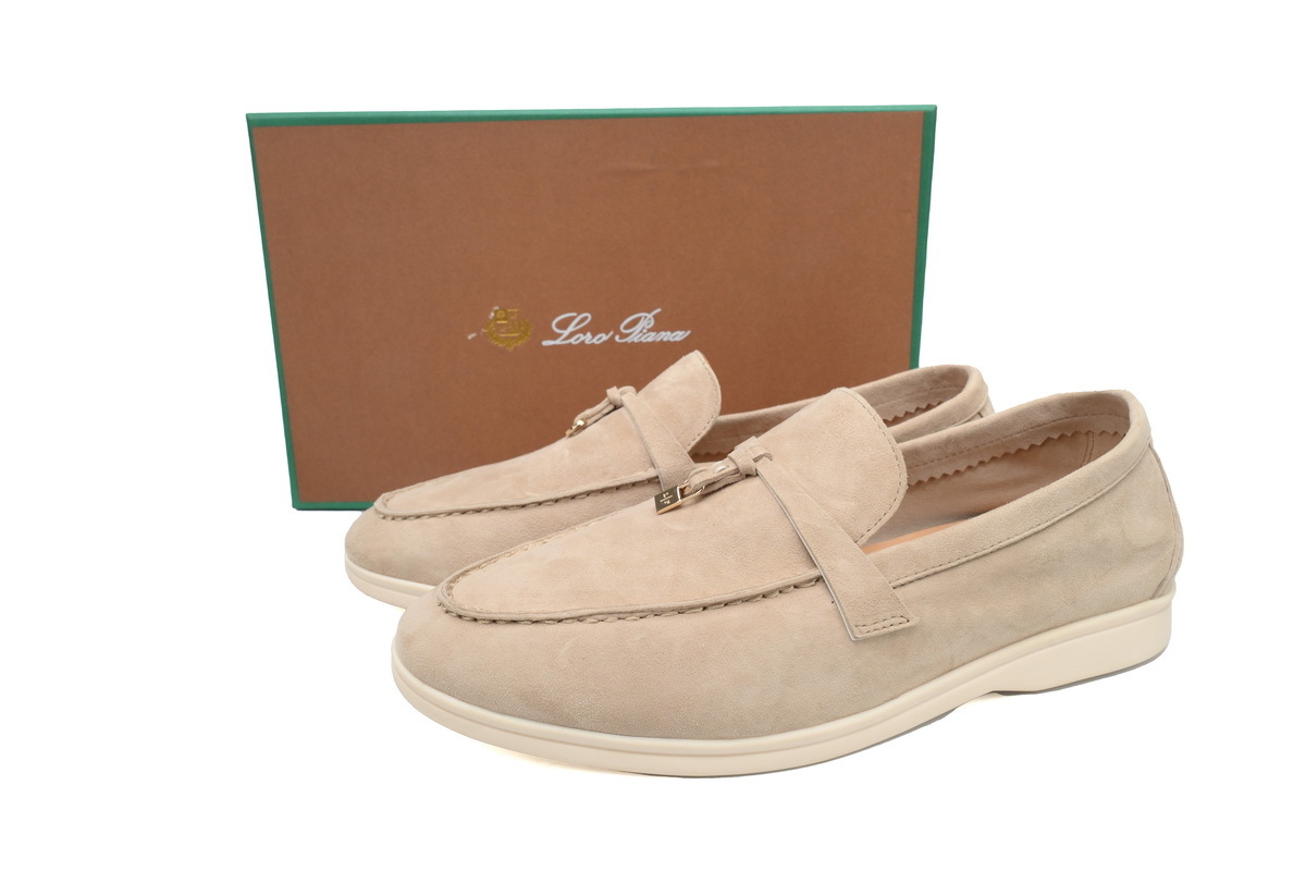 Coco Shoes Loro Piana Loafer Light Apricot - Cocoshoesvip.net