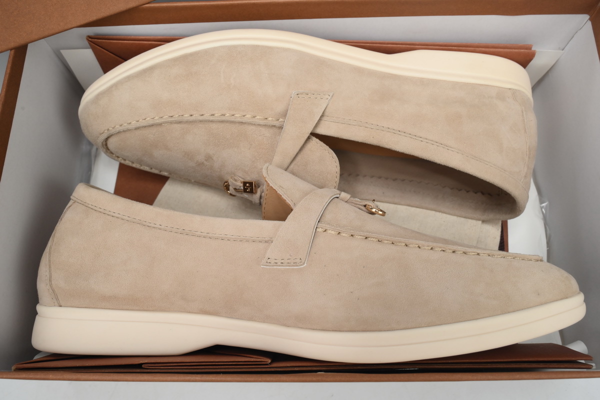 Coco Shoes Loro Piana Loafer Light Apricot - Cocoshoesvip.net