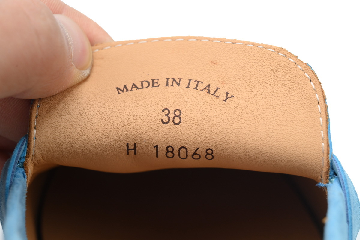 Coco Shoes Loro Piana Loafer Sky Blue - Cocoshoesvip.net