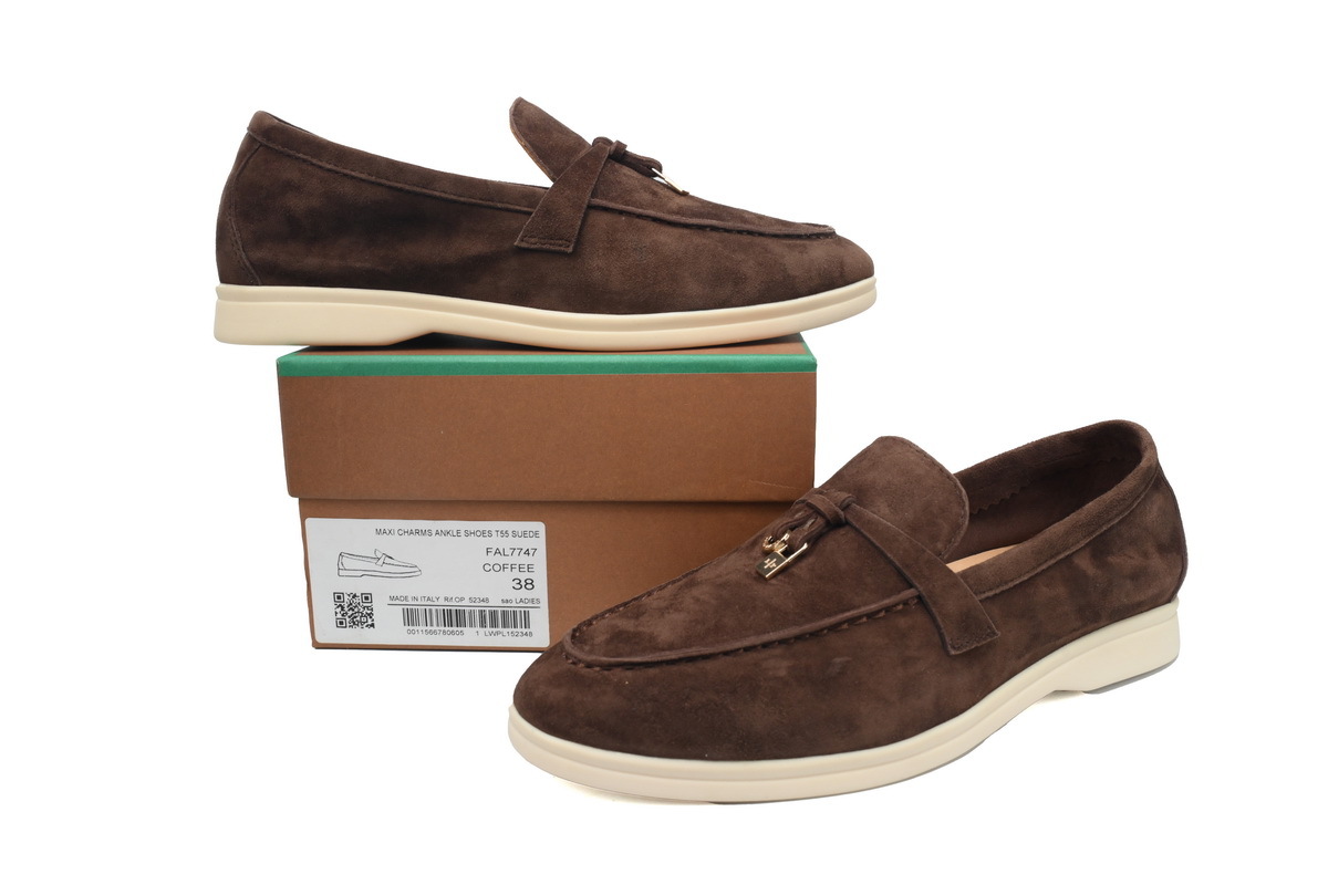 Coco Shoes Loro Piana Loafer Deep Brown - Cocoshoesvip.net