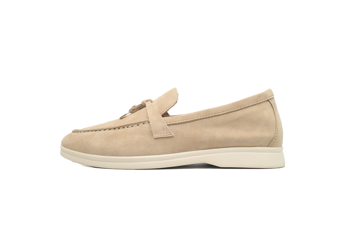 Coco Shoes Loro Piana Loafer Apricot - Cocoshoesvip.net