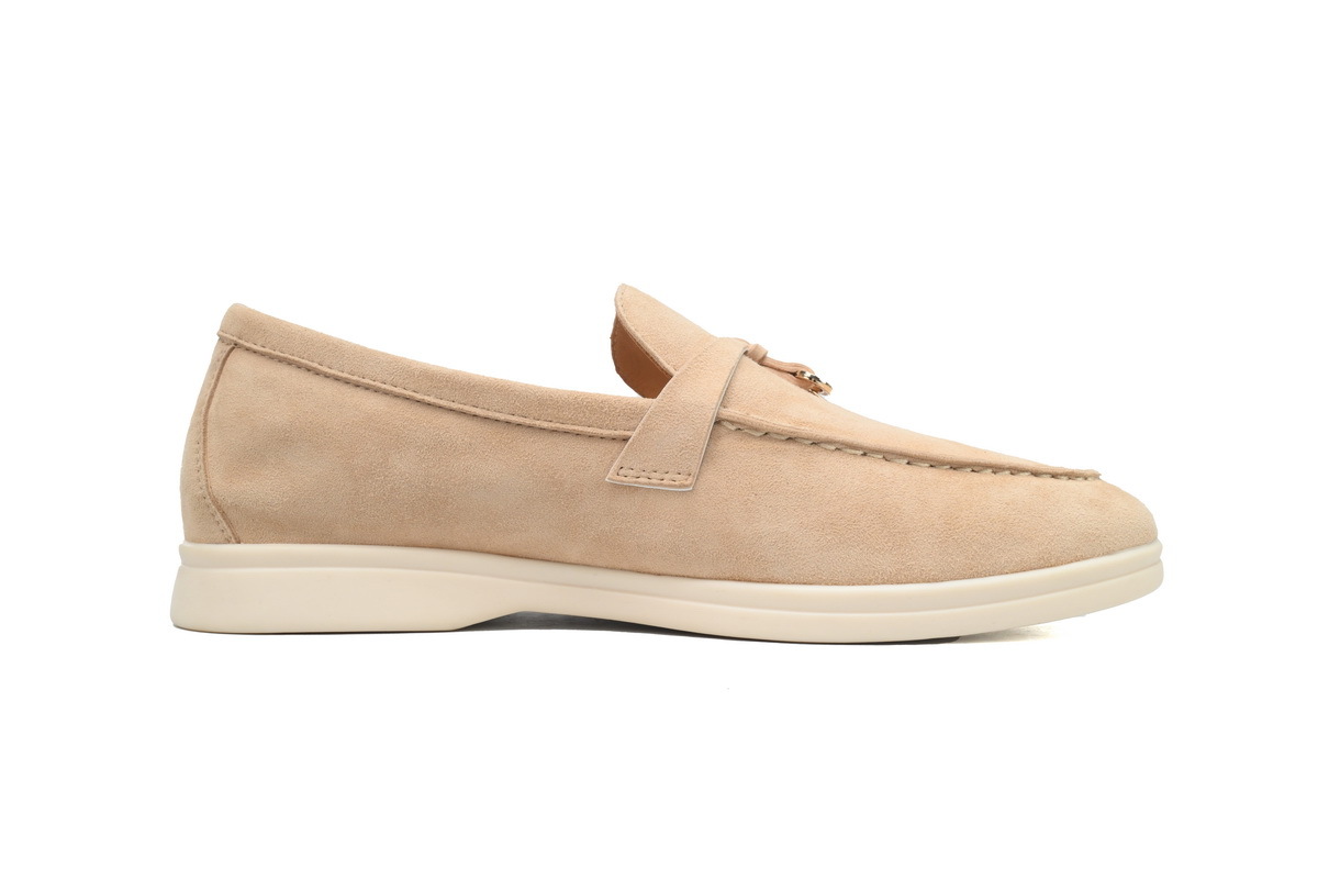 Coco Shoes Loro Piana Loafer Apricot - Cocoshoesvip.net