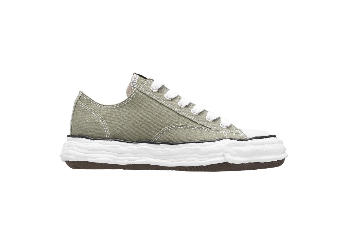 Coco Shoes Maison Mihara Yasuhiro Peterson 23 OG Sole Canvas Low Green A11FW702-GRN - Cocoshoesvip.net