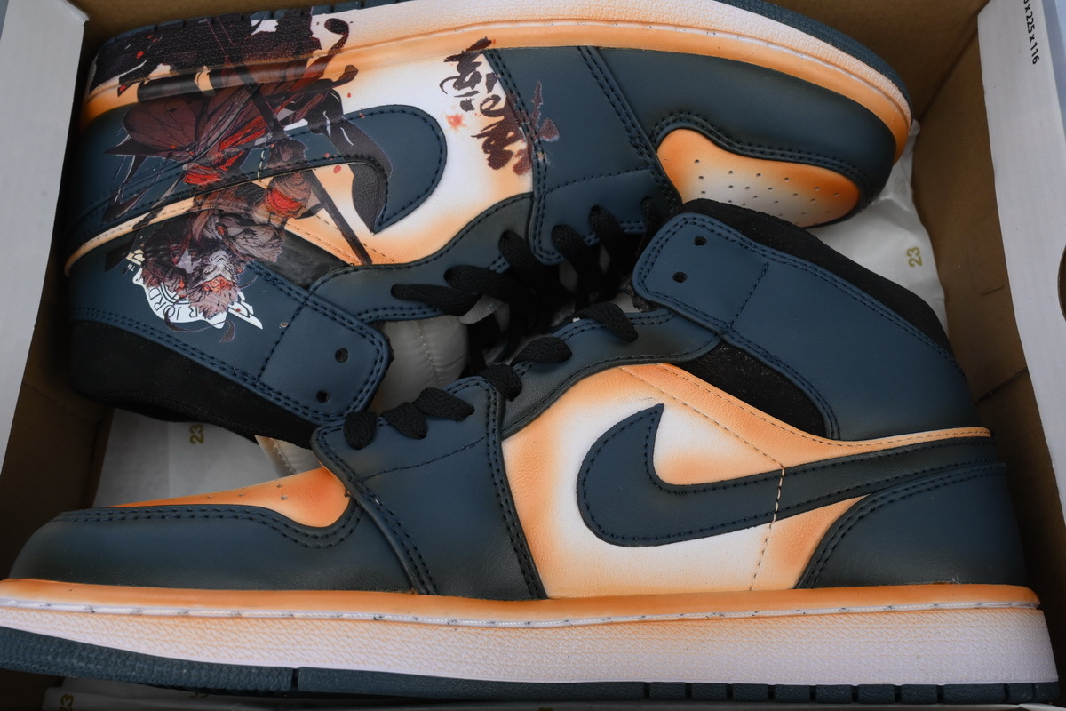 Coco Shoes Air Jordan 1 Mid Black Myth Wukong v3 Shoes Sneakers 554724-411 - Cocoshoesvip.net