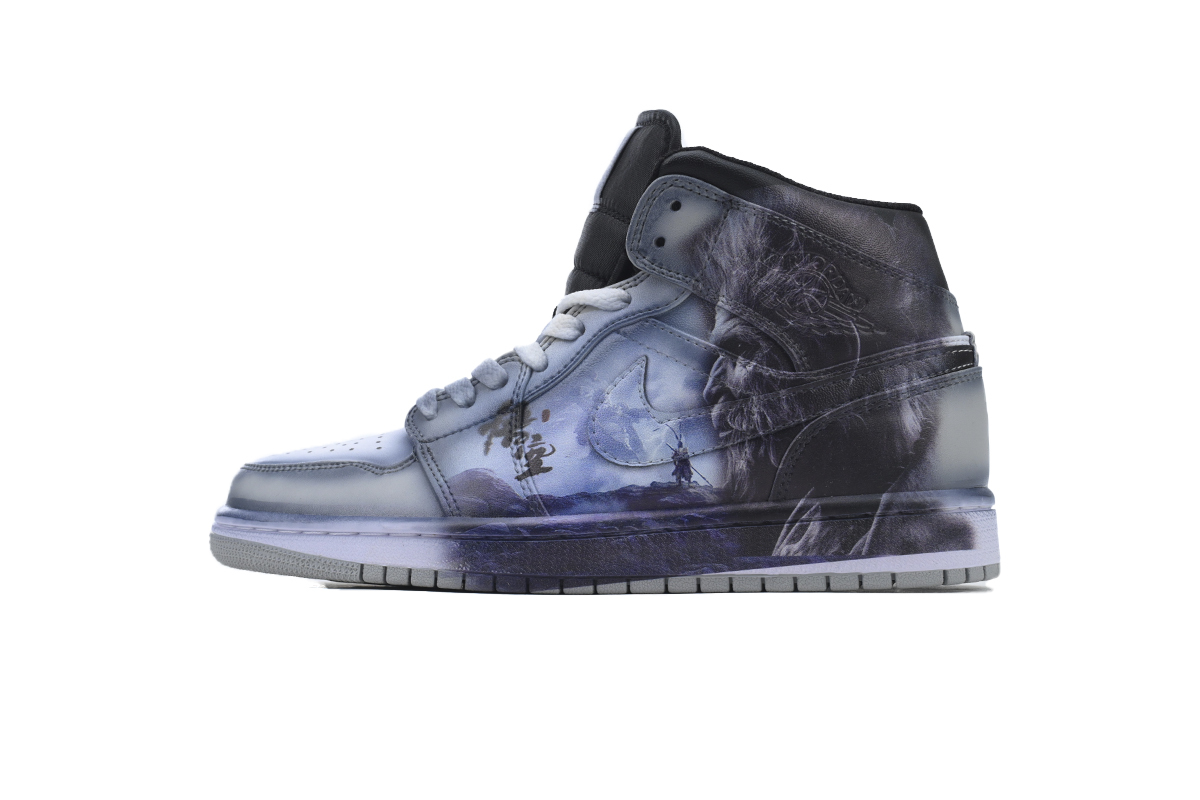 Coco Shoes Air Jordan 1 Mid Black Myth Wukong v2 Shoes Sneakers 554724-078 - Cocoshoesvip.net