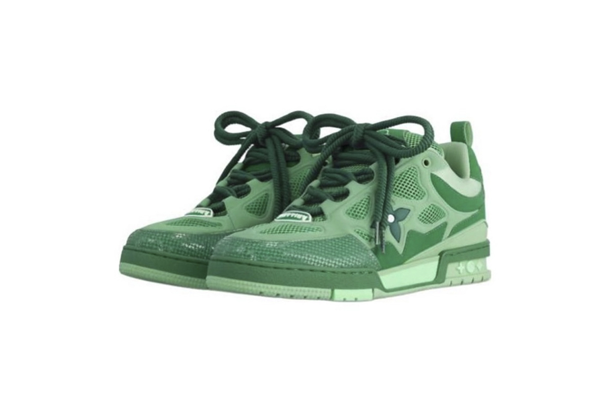 Coco Shoes Louis Vuitton LV Skate Green 1ACQOR - Cocoshoesvip.net